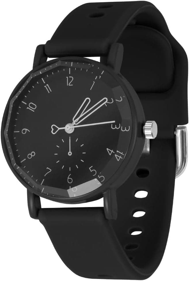 OFFCUP Montre pour Femme avec Bracelet en Silicone, Montres de Sport de 38 mm, Montre Analogique Quartz avec Cadran Facile à Lire, Montre de Poignet pour Infirmières Etudiantes Filles