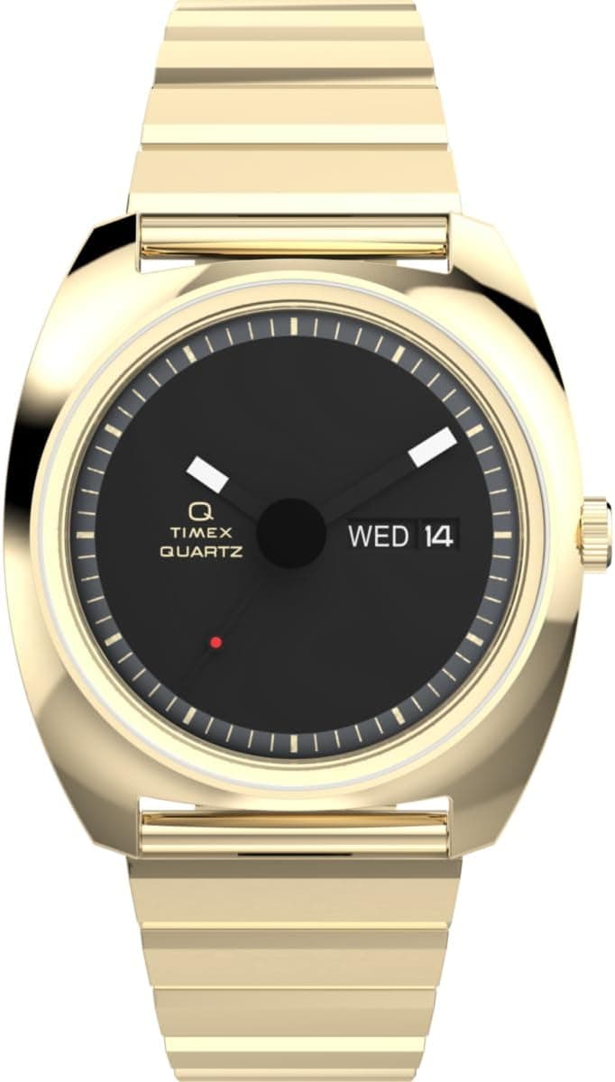 Timex Herren Analog Quarz Armbanduhr Q Q Vintage-Inspired