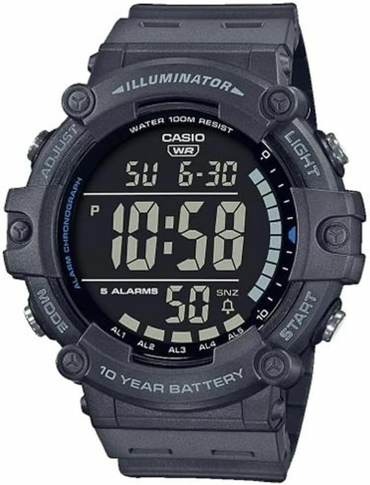 Casio - COLL Sports Armbanduhr AE-1500WH-8BVEF - Herren Uhr - Wasserdicht - Digital - Mit Kunststoffband - Blau