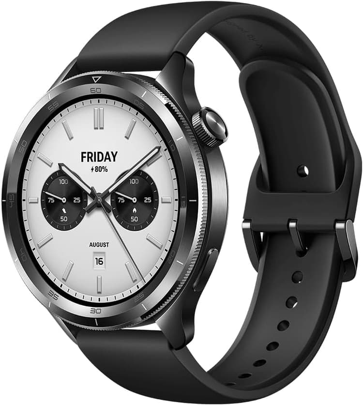 XIAOMI Watch S4 - Montre Connectée, Suivi du Sport, Ecran AMOLED 36mm, jusqu'à 15 Jours d'autonomie, appels Bluetooth, +150 Modes de Sport,GPS Double Bande, NFC,Androi & iOS, Noir