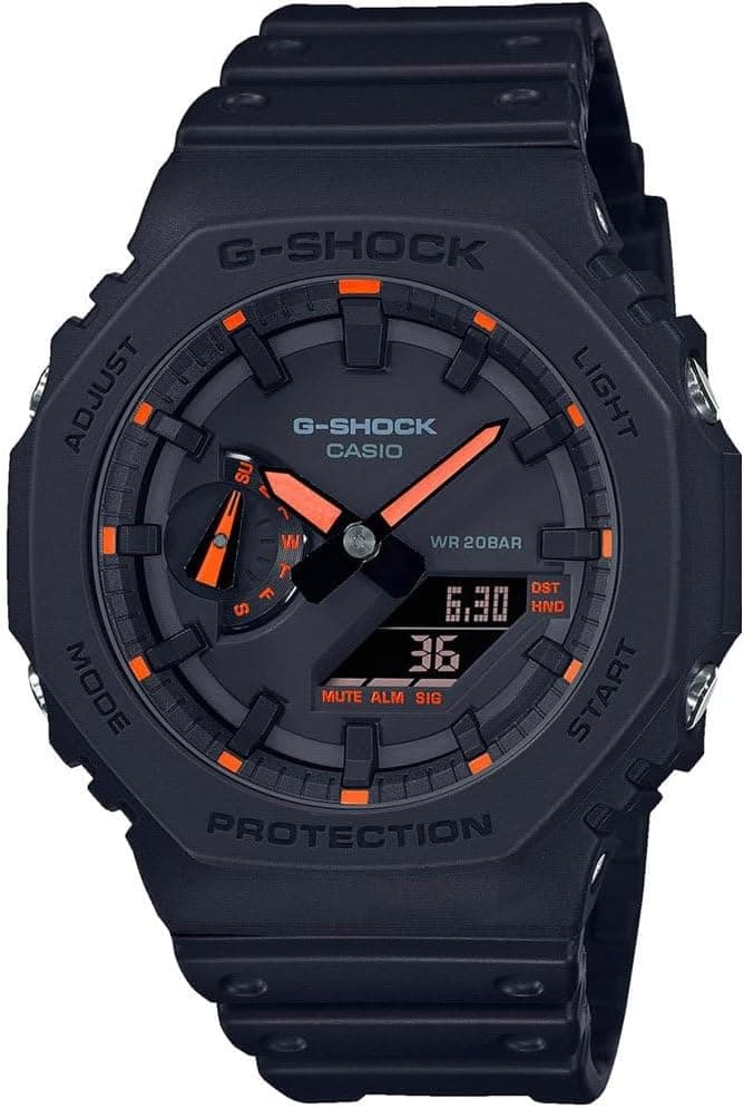 Casio Montre Homme G-Shock en Résine et Carbone - CA.GA-2100-1A4ER