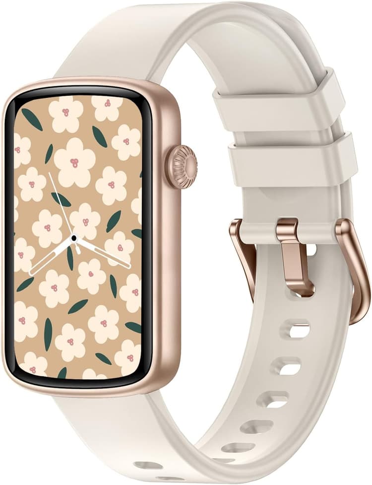 Montre Podometre Femme Montre Connectée 24 Modes Sportifs 1,47" Smartwatch Moniteur d'Activité Fréquence Cardiaque Surveillance Oxymètre Petite Montre Sport Étanche IP68 pour Android iOS