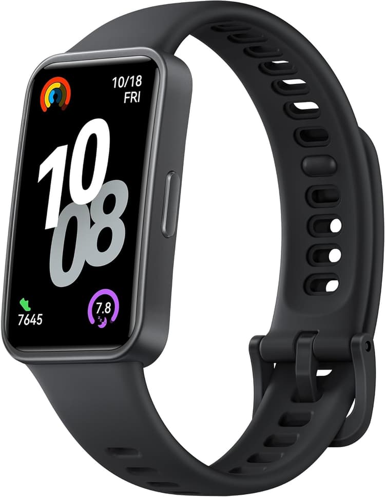 HUAWEI Band 10 Montres connectées, Surveillance de la Condition Physique par IA, Analyse du Sommeil de Niveau Professionnel, VRC, 14 Jours d'utilisation maximale, iOS & Android, Noir