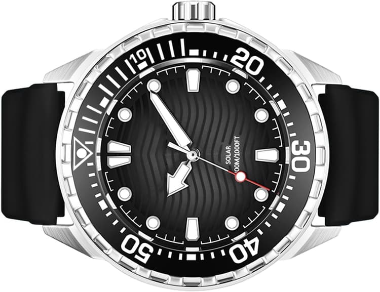 Watch de Plongée Sport Imperméable, 300 M / 1000 Pieds, éclairage Rapide, Quartz Montre à L'extérieur, décontracté, Affaires, Quotidiennement