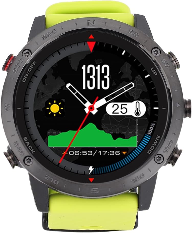 Montre de Plongée, Montre Sportive Imperméable avec Capteur de Profondeur et Baromètre pour la Natation, la Plongée en Apnée, la Plongée