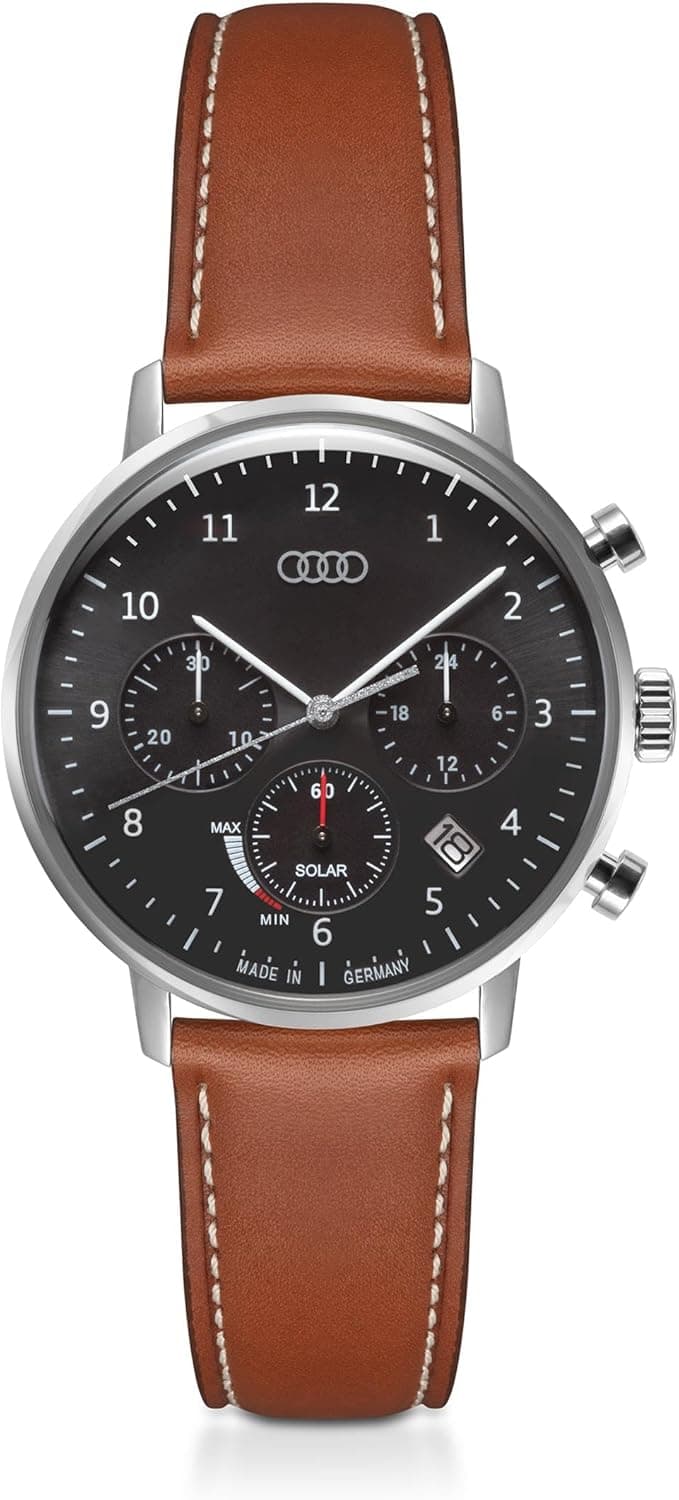 Audi Collection Mixte Analogique Montre avec Bracelet en Cuir 3102300200