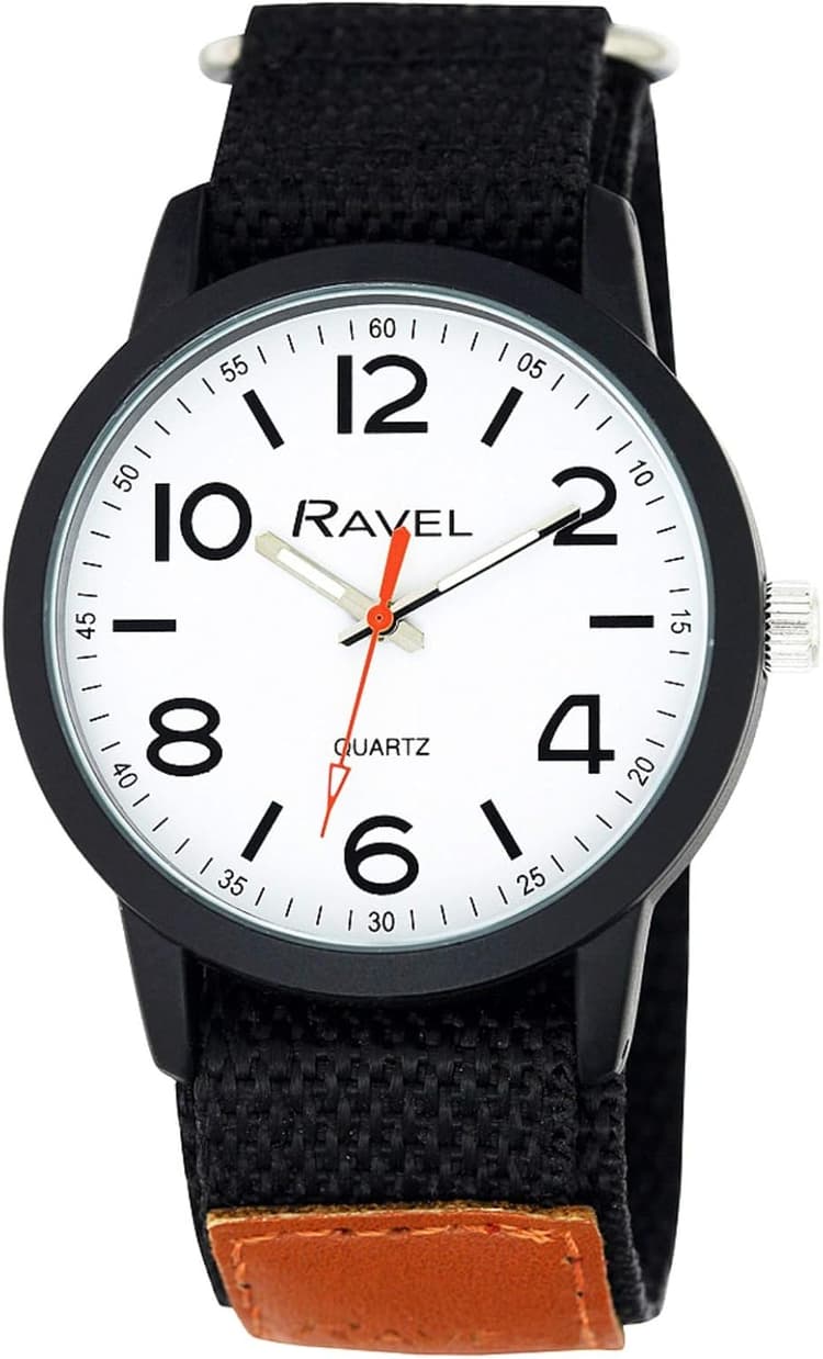 Ravel - Montre de Travail Moderne pour Homme avec Bracelet Facile à Fixer