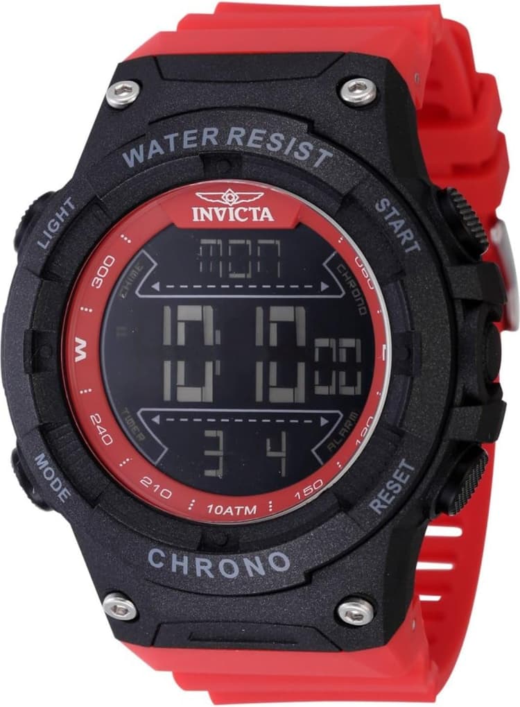 Invicta Racing Montre Homme Mouvement à Quartz en Plastique - 52mm