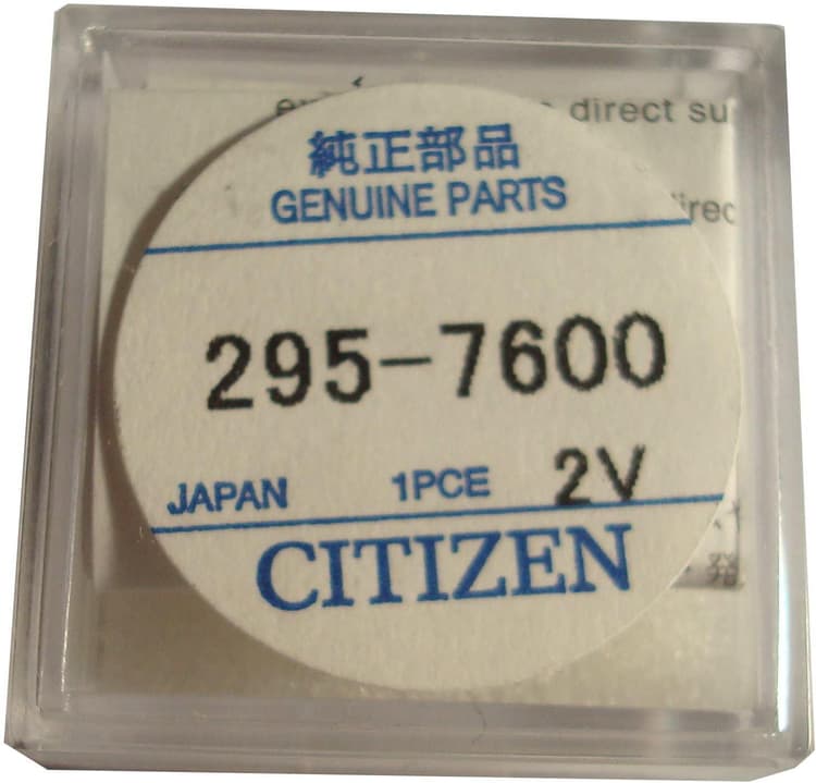 Citizen Accumilateur/Condensateur de montre - Cinétique, Eco Drive - Différents modèles (Type de condensateur : 295-7600)