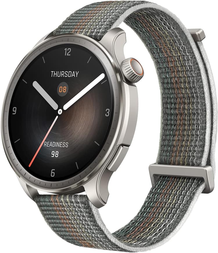 Amazfit Balance 46mm Montre Intelligente, Paiement sans Contact NFC, Fitness AI, Autonomie de 14 Jours, Surveillance du Sommeil et de la Santé, GPS, 150 Modes Sportifs, pour Android et iPhone